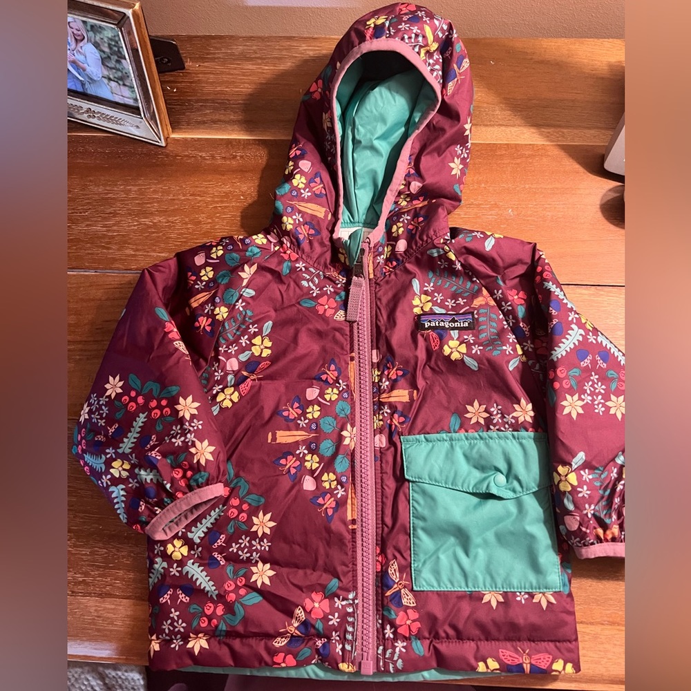 Toddler Patagonia reversible down jacket